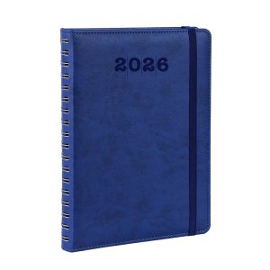 Termo Deri Kapaklı Gizli Spiralli Ajanda - Görsel 3