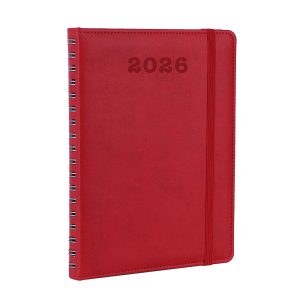 Termo Deri Kapaklı Gizli Spiralli Ajanda - Görsel 5